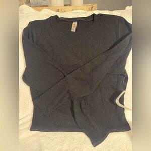 MONO B Black Long Sleeve Shirt Size XL